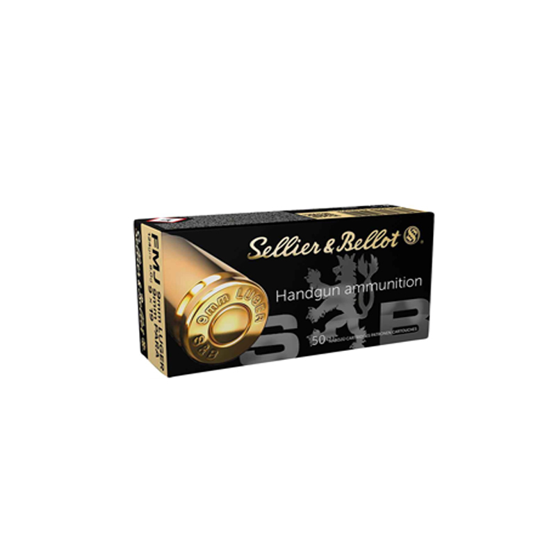 Munições S&B cal 9x19mm 124grs FMJ