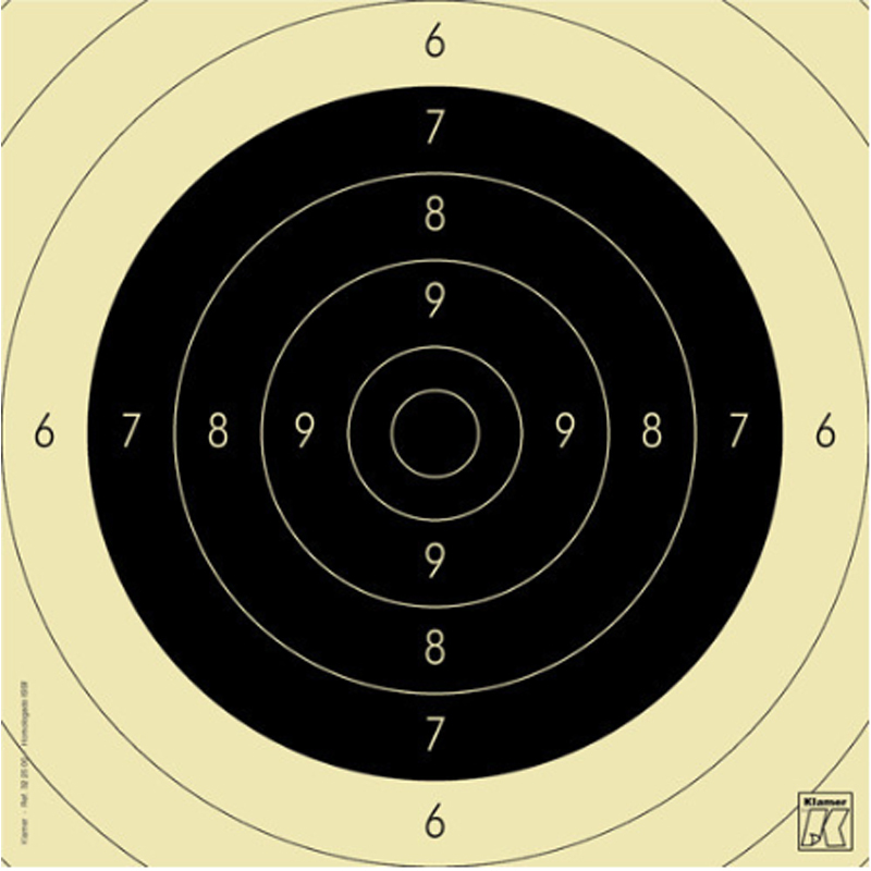 Klamer Centro Alvo Pistola Livre/Standard