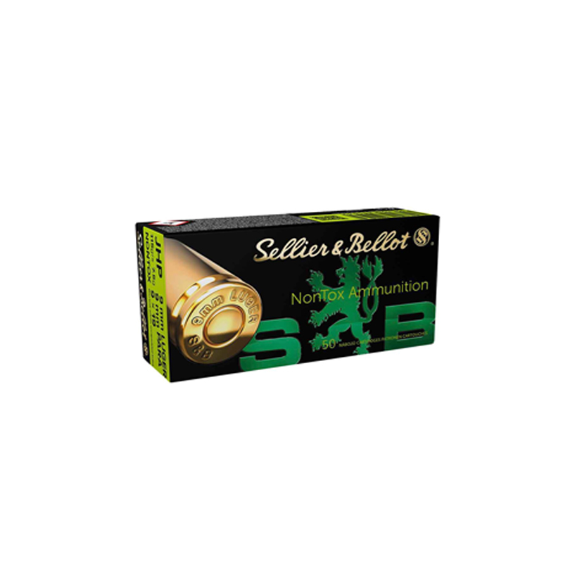 Munições S&B cal 9x19mm 124grs JHP